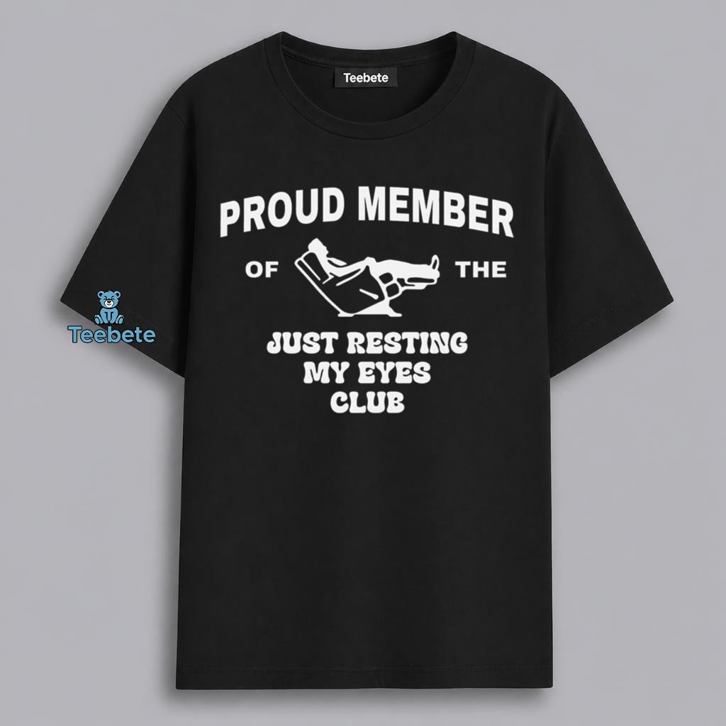 Funny Dad Resting My Eyes Club Shirt