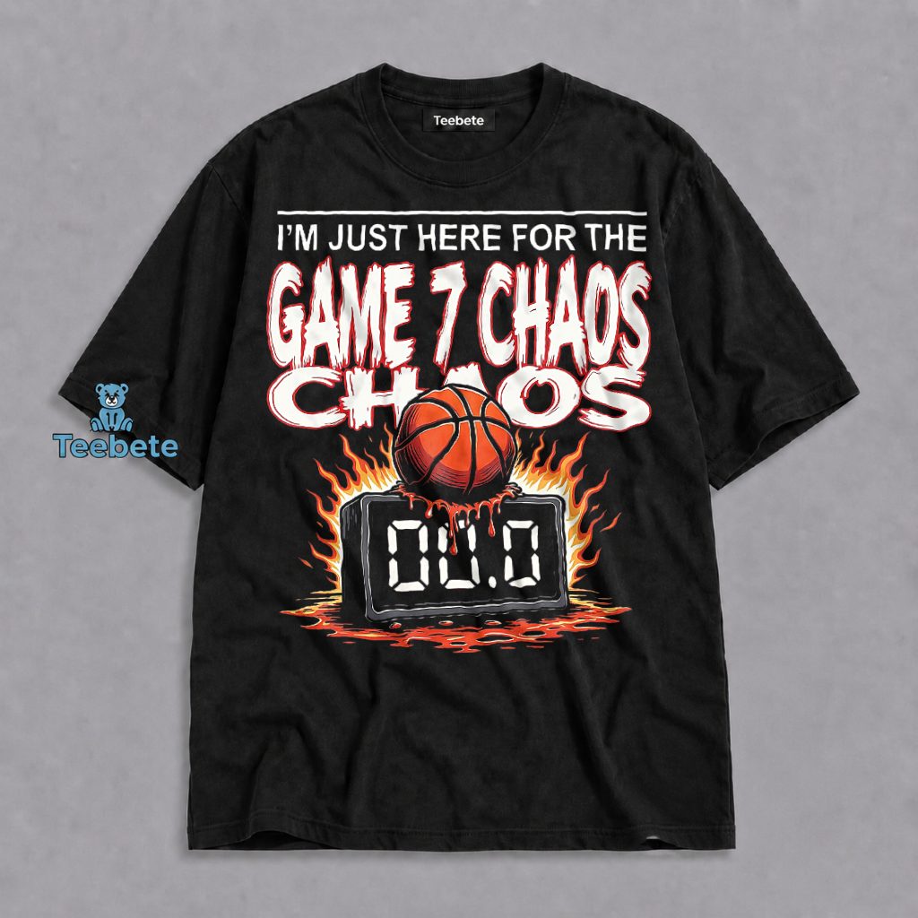 Funny NBA Playoffs Game 7 Chaos Fan Shirt