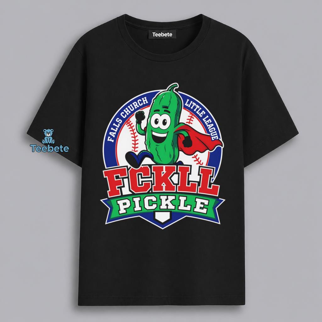 Funny Pickle Falls Church Baseball League Shirt