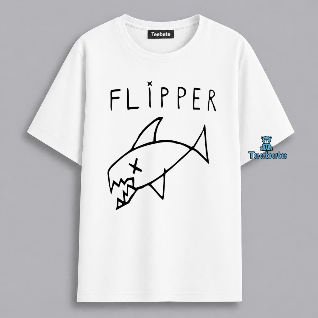Funny Shark Flipper Graphic Shirt