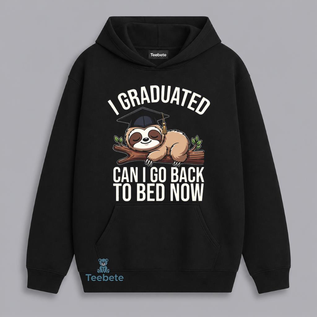 Funny Sloth Graduation Sleep Humor Hoodie Funny Sloth Graduation Sleep Humor Hoodie