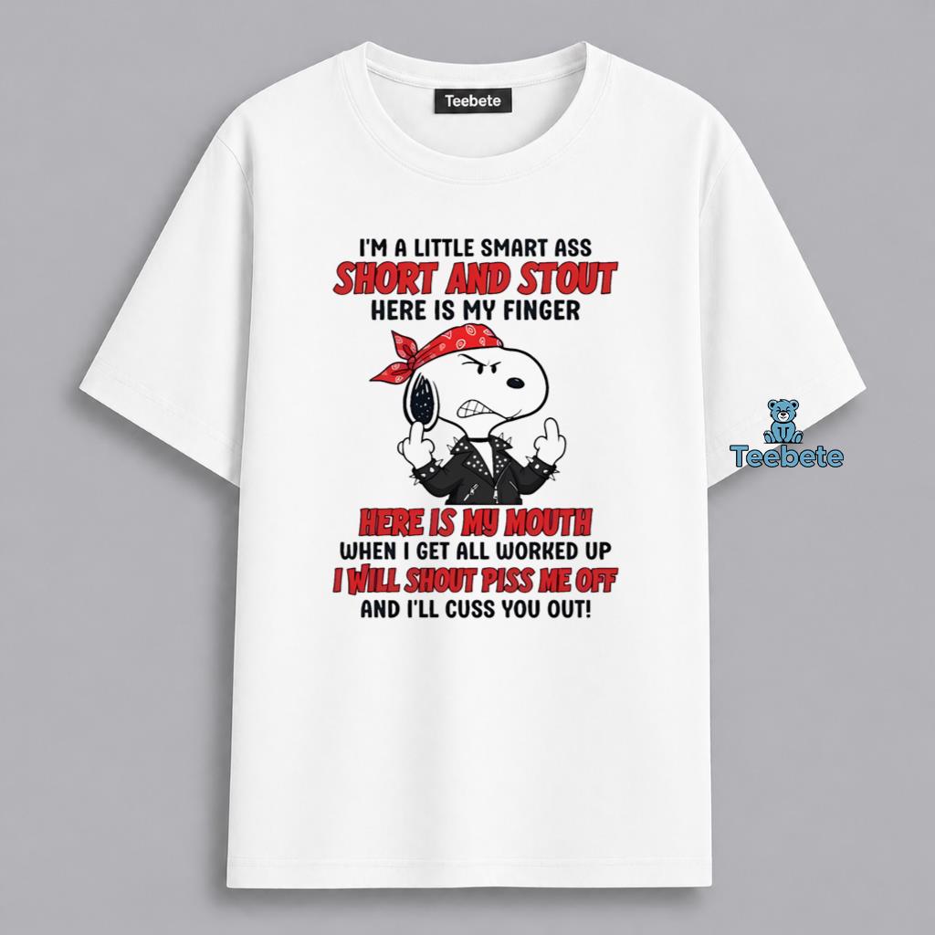 Funny Sweet Gentle Caring Okay Stop Laughing Snoopy Shirt