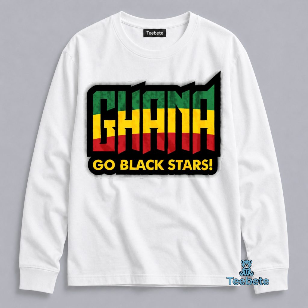 Ghana Go Black Stars FIFA World Cup 2026 Long Sleeve Ghana Go Black Stars FIFA World Cup 2026 Long Sleeve