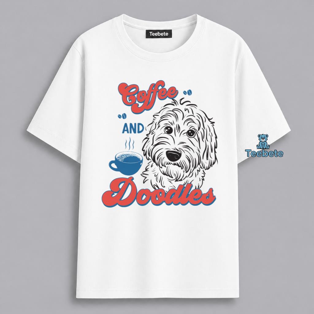 Goldendoodle Coffee And Doodles Dog Lover Shirt