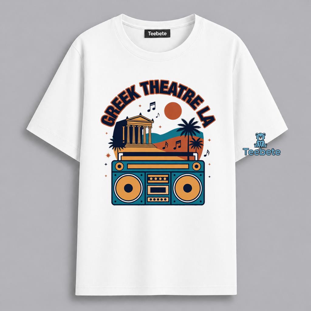 Greek Theatre Los Angeles Music Venue Retro Fan Shirt