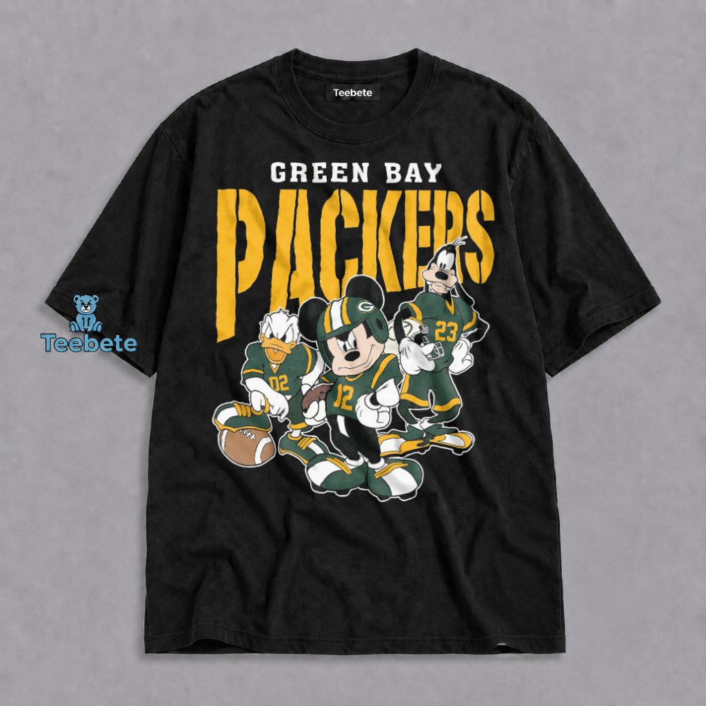 Green Bay Packers Mickey Mouse Friends Game Day Fan Shirt