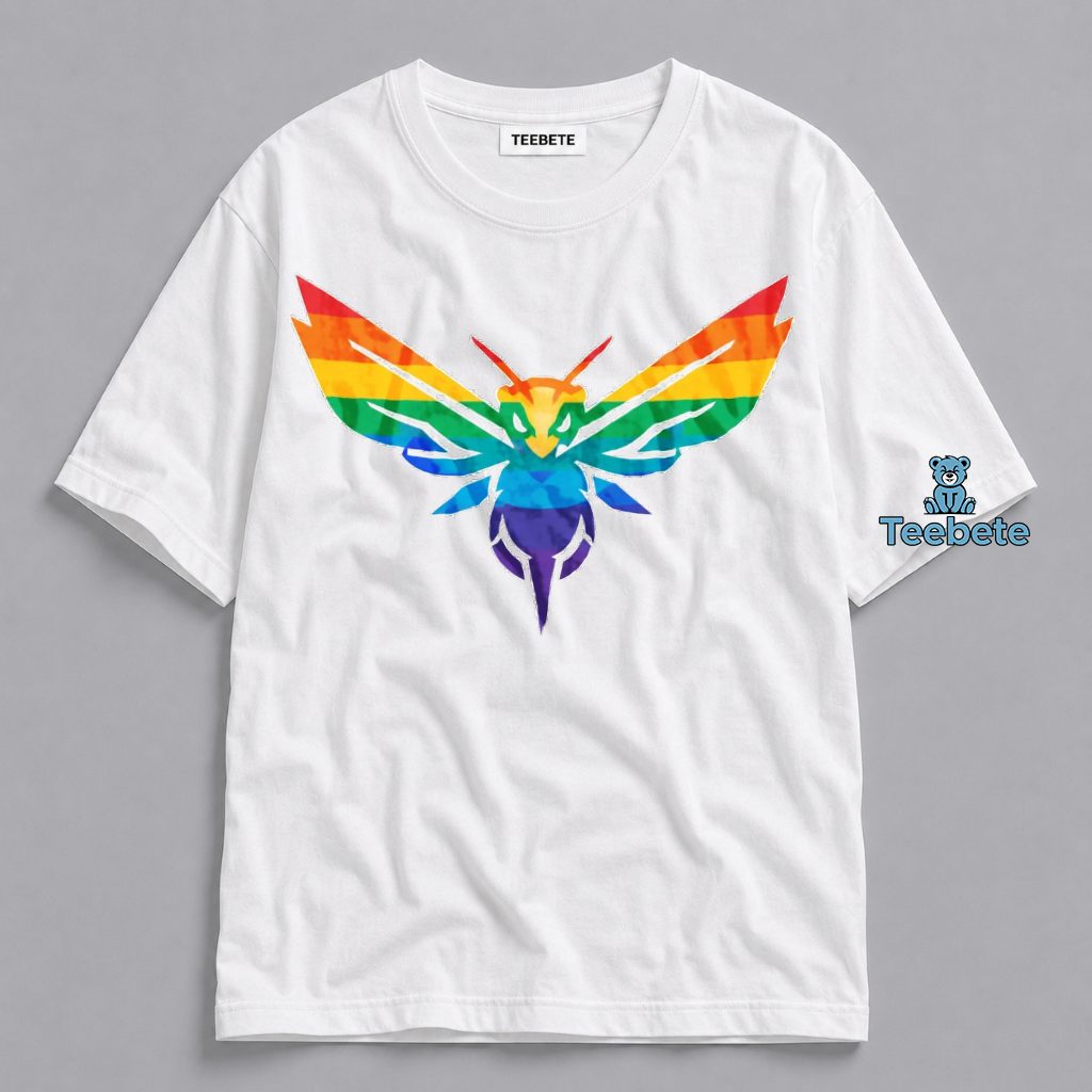Hornets Rainbow LGBT Pride Team Logo Shirt