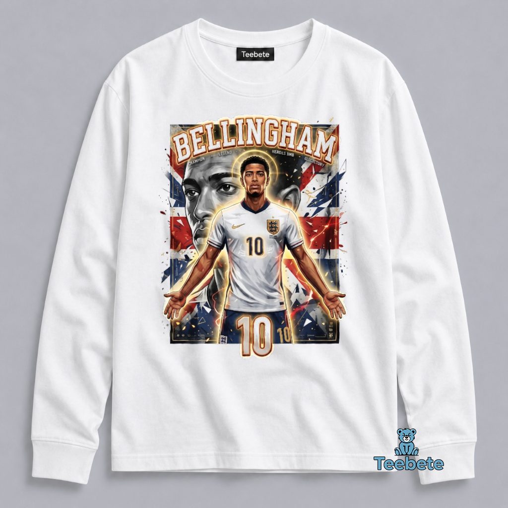 Jude Bellingham England FIFA World Cup 2026 Long Sleeve Jude Bellingham England FIFA World Cup 2026 Long Sleeve
