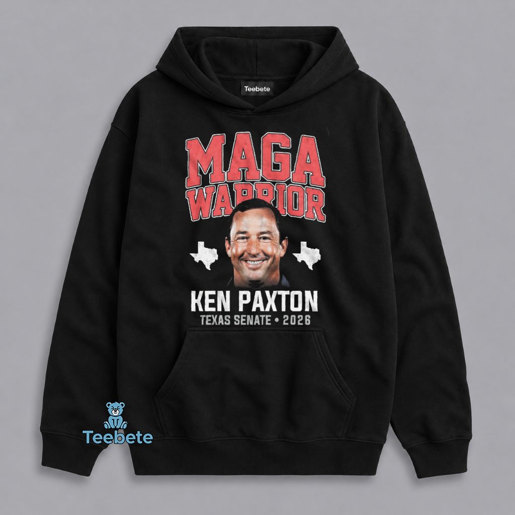 Ken Paxton Texas MAGA Warrior Primary Runoff Hoodie Ken Paxton Texas MAGA Warrior Primary Runoff Hoodie