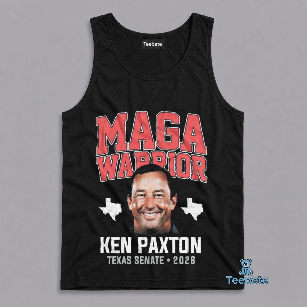 Ken Paxton Texas MAGA Warrior Primary Runoff Tanktop Ken Paxton Texas MAGA Warrior Primary Runoff Tanktop