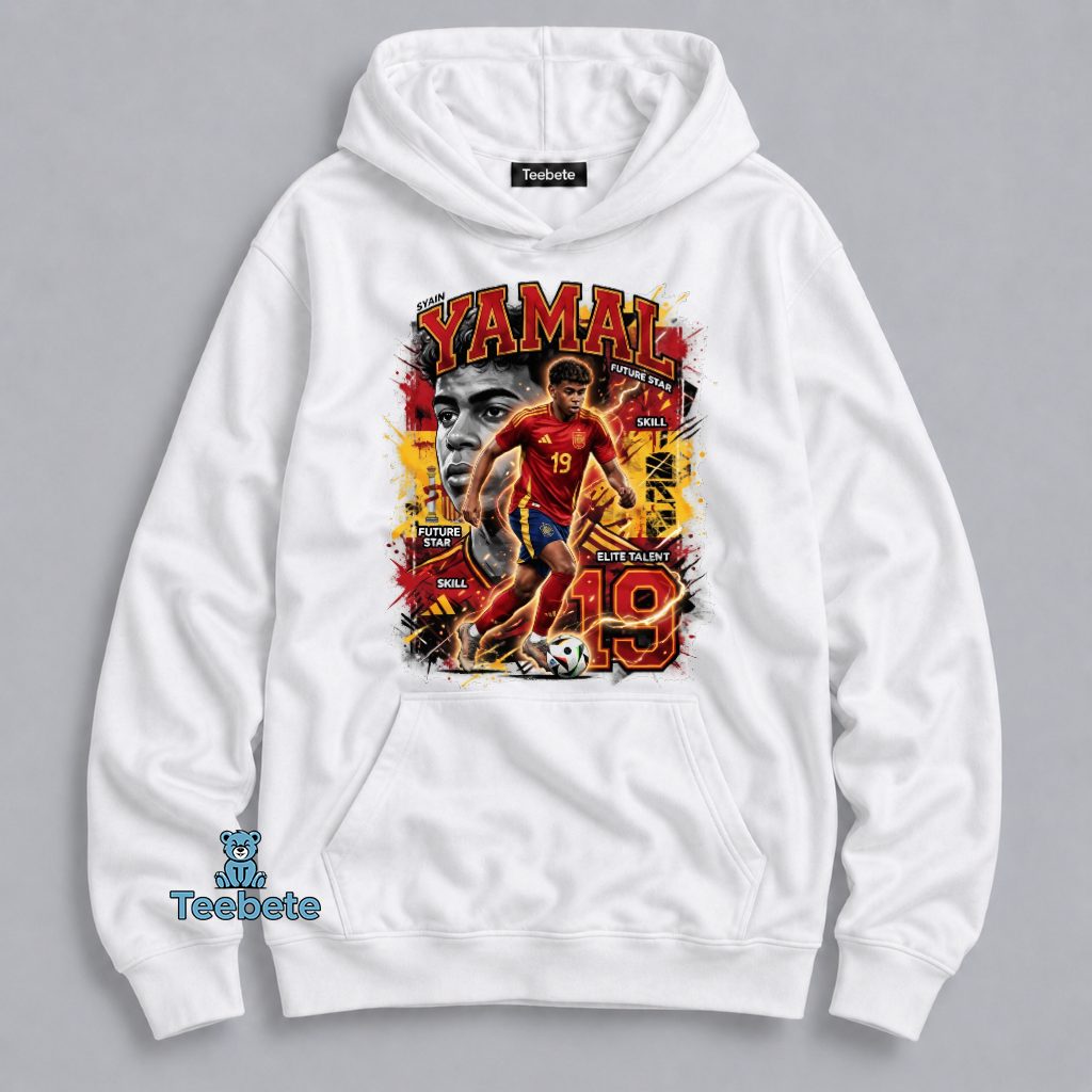 Lamine Yamal Spain Number 19 FIFA World Cup 2026 Hoodie Lamine Yamal Spain Number 19 FIFA World Cup 2026 Hoodie