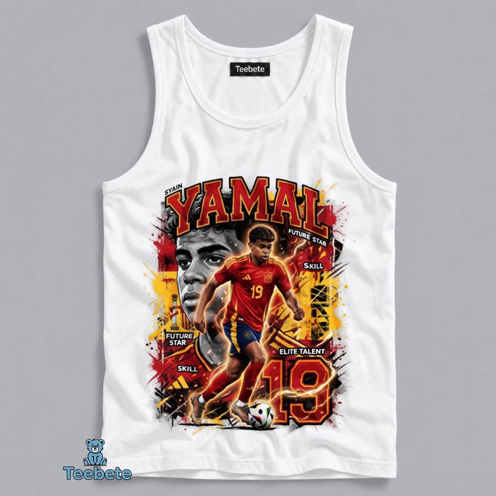 Lamine Yamal Spain Number 19 FIFA World Cup 2026 Tanktop Lamine Yamal Spain Number 19 FIFA World Cup 2026 Tanktop