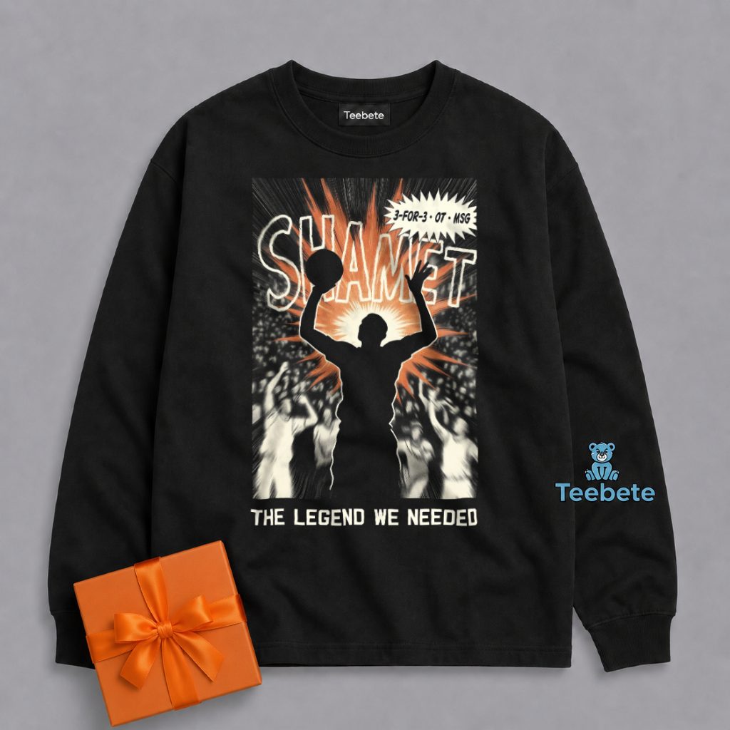 Landry Shamet Knicks Overtime Clutch Hero Long Sleeve Landry Shamet Knicks Overtime Clutch Hero Long Sleeve
