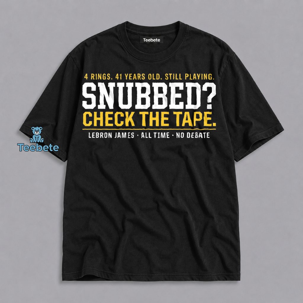 LeBron James GOAT Top 5 All Time NBA Statement Fan Shirt