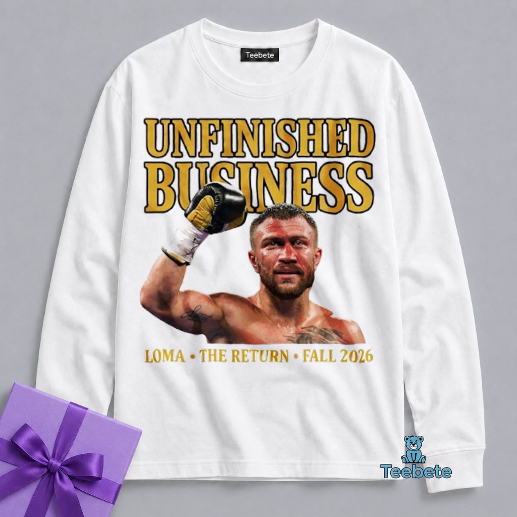Lomachenko Unfinished Business Boxing Return 2026 Long Sleeve Lomachenko Unfinished Business Boxing Return 2026 Long Sleeve