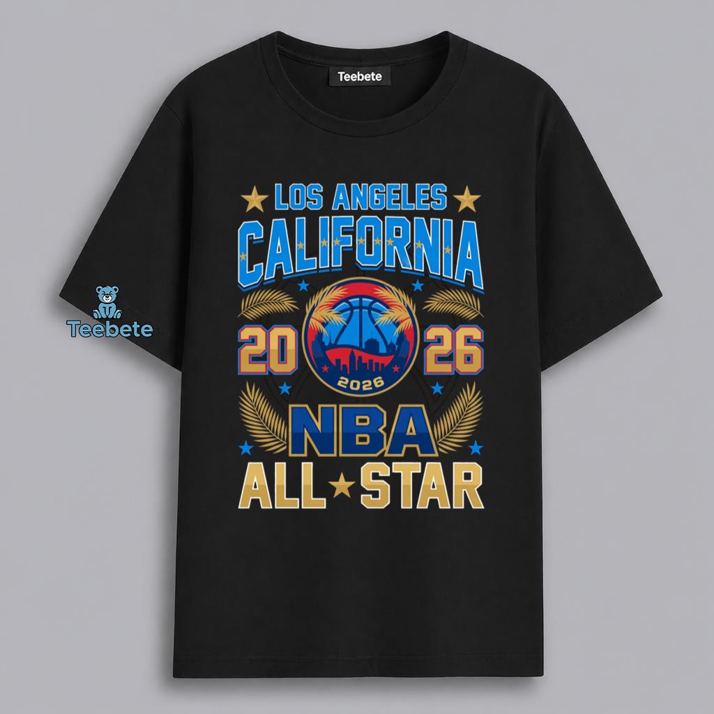 Los Angeles California 2026 NBA All Star Game Basketball Fan Shirt