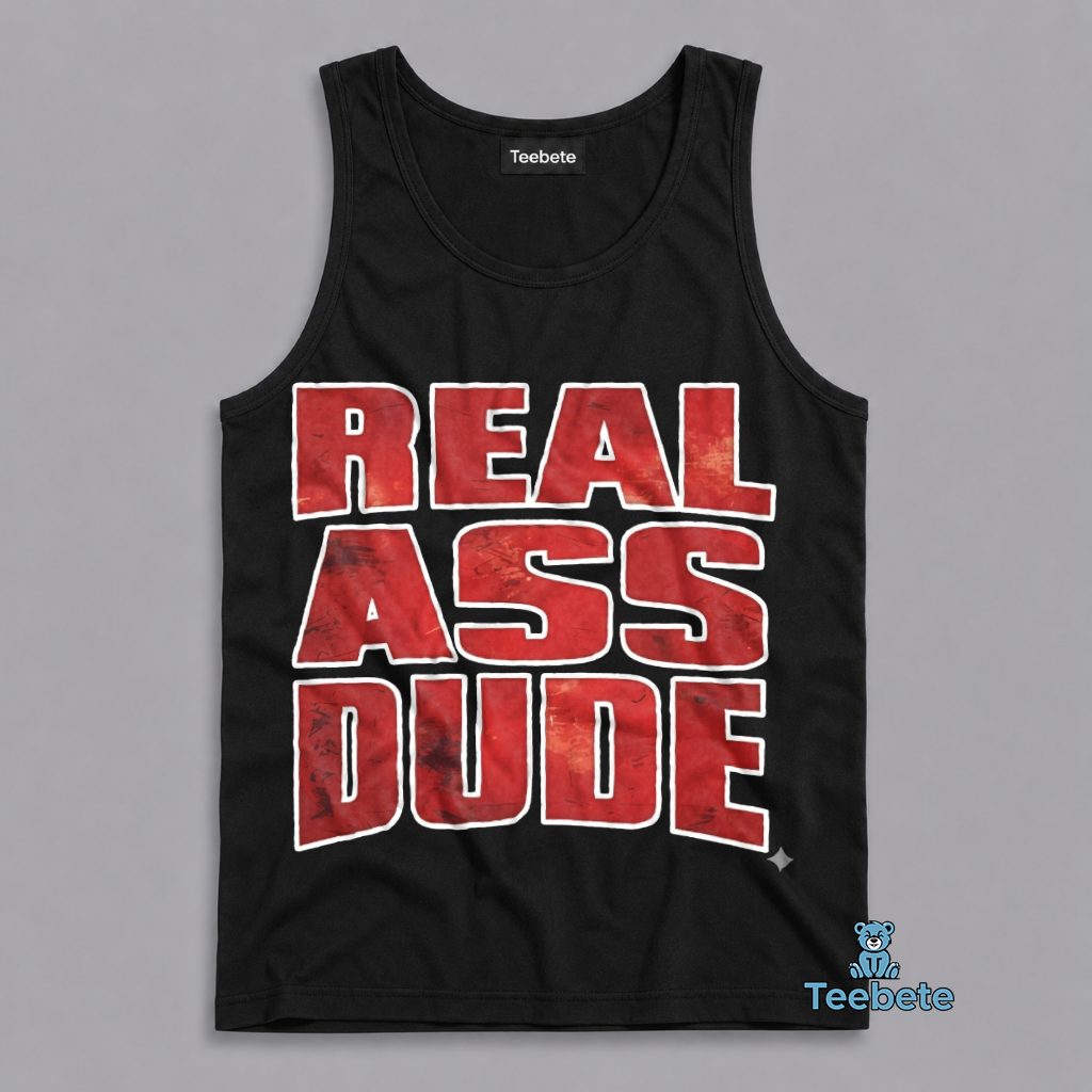 Luis J Gomez Real Ass Dude Graphic Tanktop Luis J Gomez Real Ass Dude Graphic Tanktop