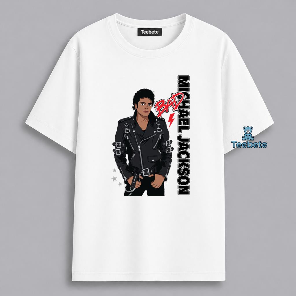 Michael Jackson Bad Classic Album Art Music Icon Shirt