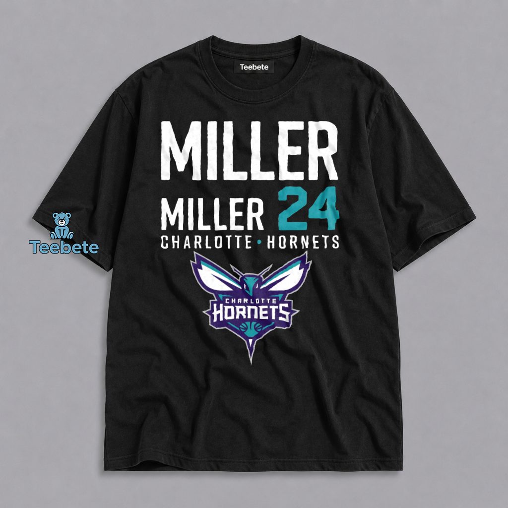 Miller 24 Charlotte Hornets Player Fan Shirt