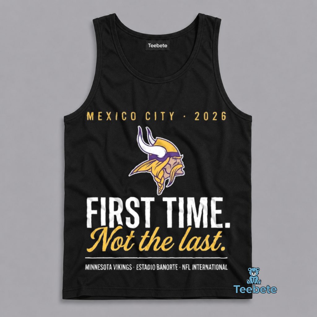 Minnesota Vikings Mexico City First Game Estadio Banorte 2026 NFL Fan Tanktop Minnesota Vikings Mexico City First Game Estadio Banorte 2026 NFL Fan Tanktop