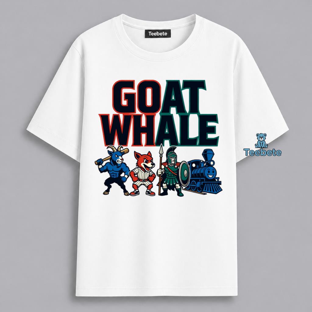 Minor League Baseball Goat Whale Mascot Fan Shirt