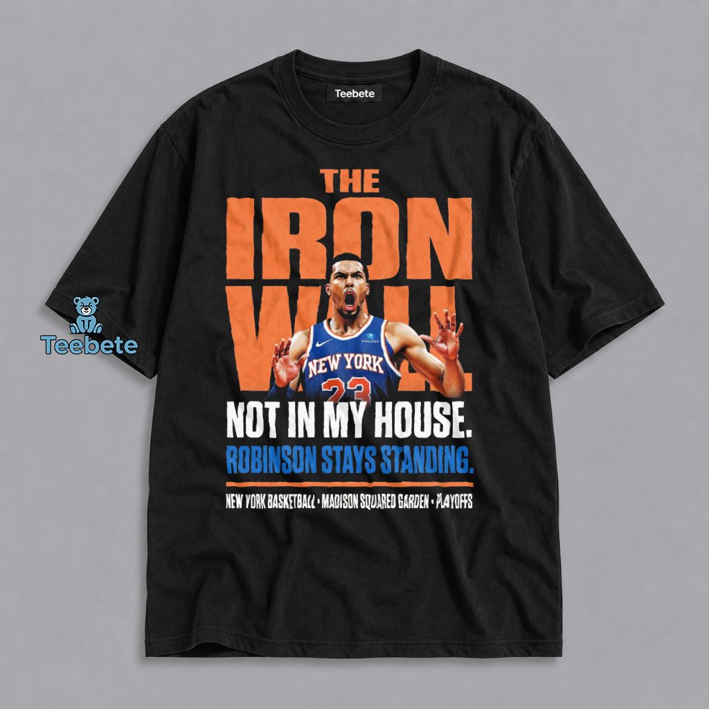 Mitchell Robinson New York Basketball Shot Blocker Anchor Shirt