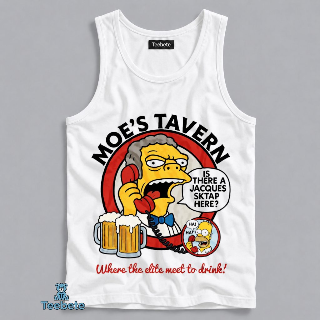 Moes Tavern Where The Elite Meet To Drink Simpsons Funny Graphic Tanktop Moes Tavern Where The Elite Meet To Drink Simpsons Funny Graphic Tanktop