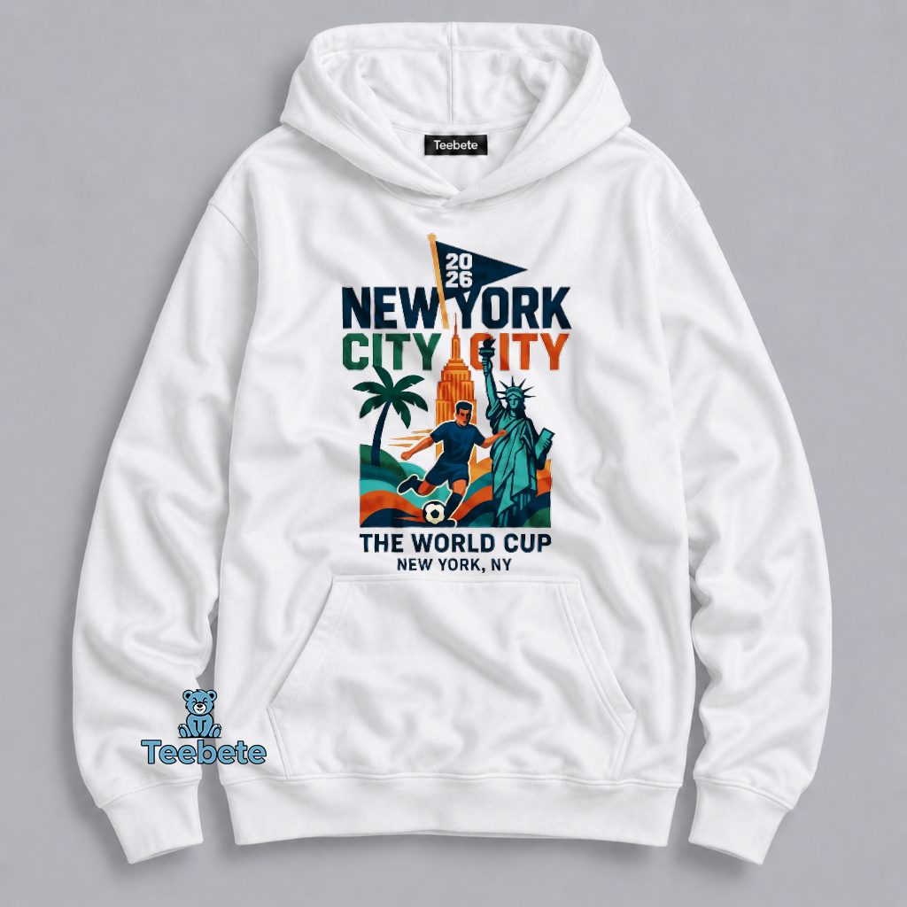 New York City 2026 World Cup Host City Soccer Hoodie New York City 2026 World Cup Host City Soccer Hoodie