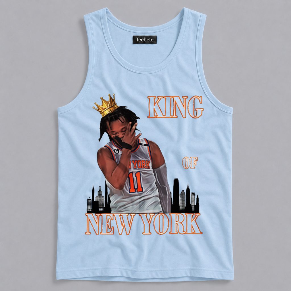 New York Knicks Jalen Brunson Number 11 King Of New York Tanktop New York Knicks Jalen Brunson Number 11 King Of New York Tanktop