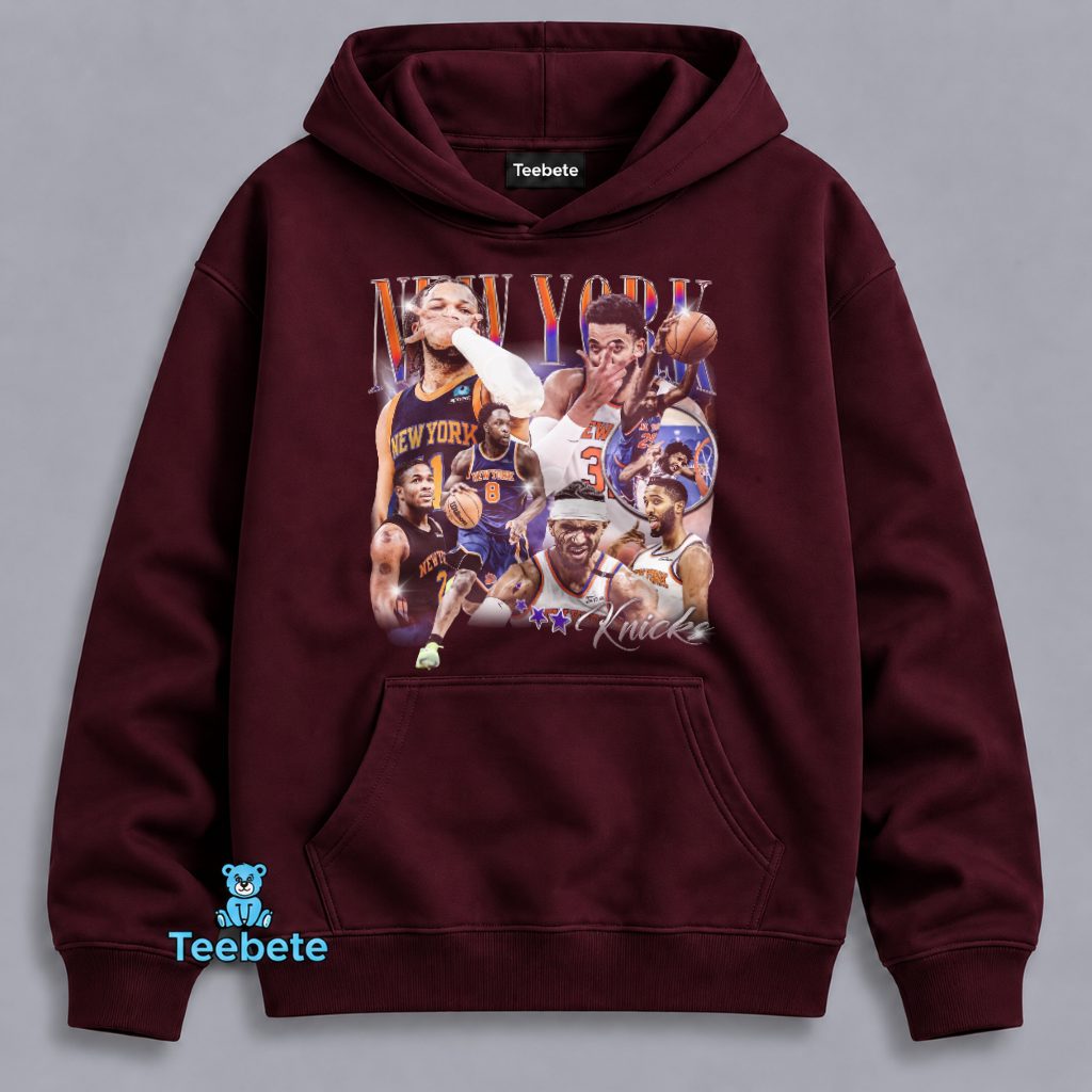 New York Knicks Players Bootleg Basketball Hoodie New York Knicks Players Bootleg Basketball Hoodie