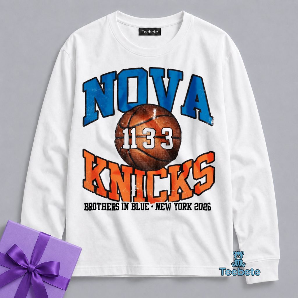 Nova Knicks Villanova Brotherhood Basketball Playoffs Long Sleeve Nova Knicks Villanova Brotherhood Basketball Playoffs Long Sleeve