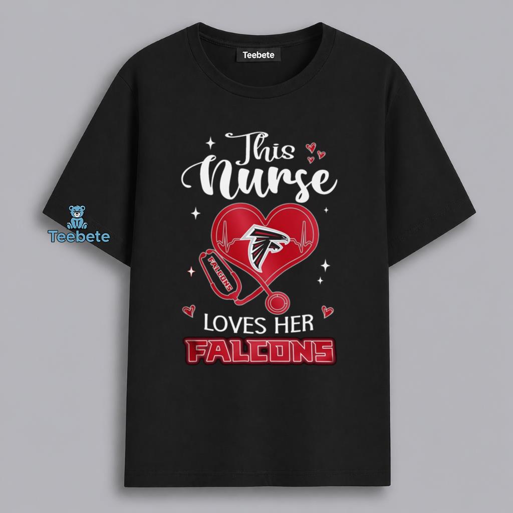 Nurse Loves Atlanta Falcons Football Fan Shirt