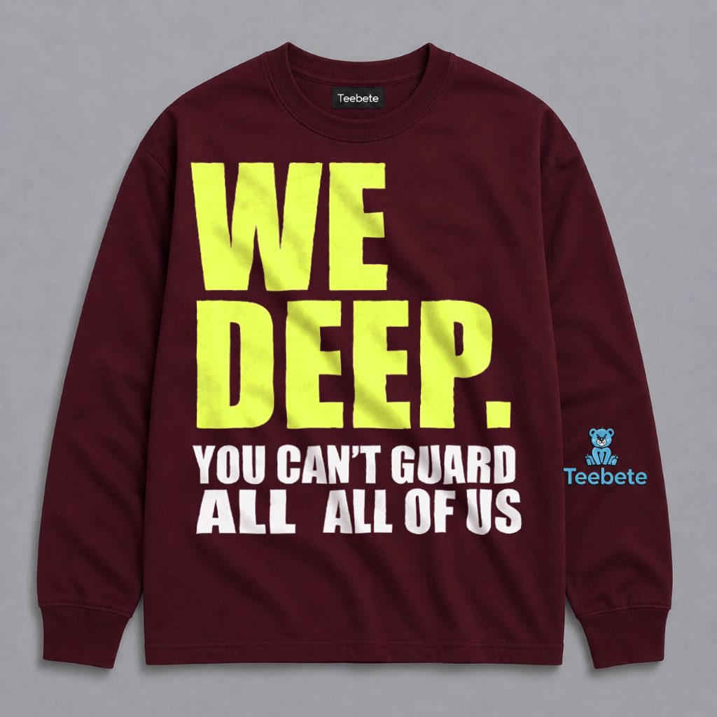 OKC Thunder We Deep Playoff Bracket Long Sleeve OKC Thunder We Deep Playoff Bracket Long Sleeve