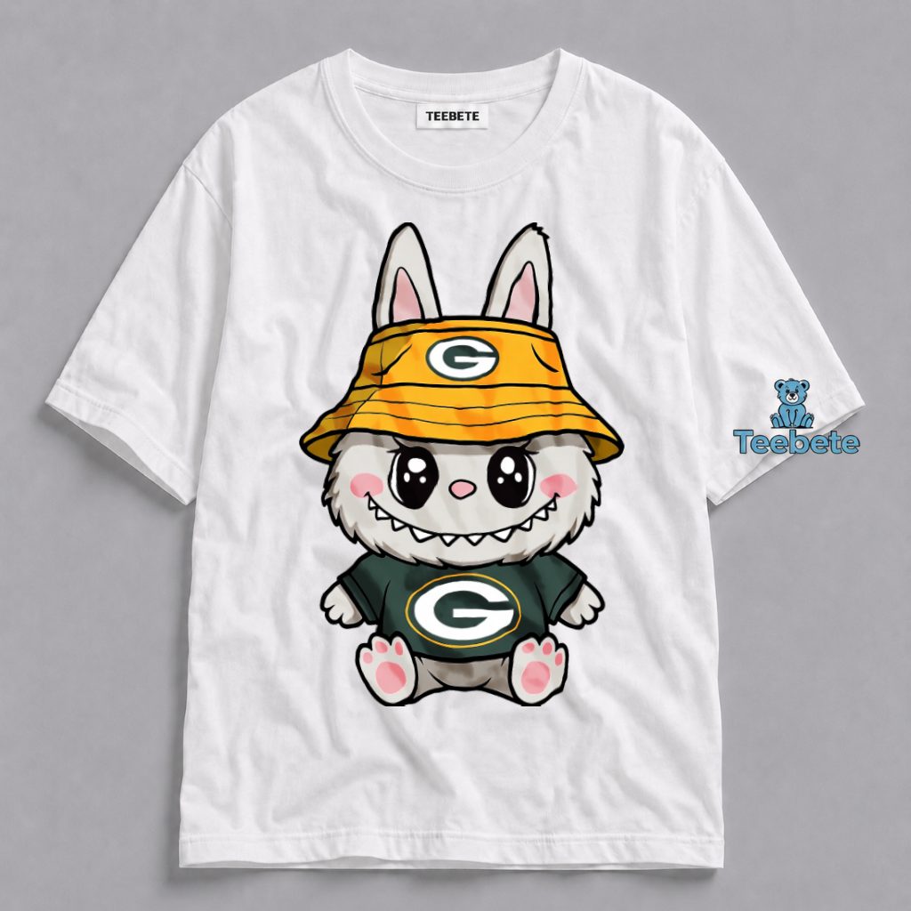 Packers Cute Kawaii Bunny Monster Green Bay Fan Shirt