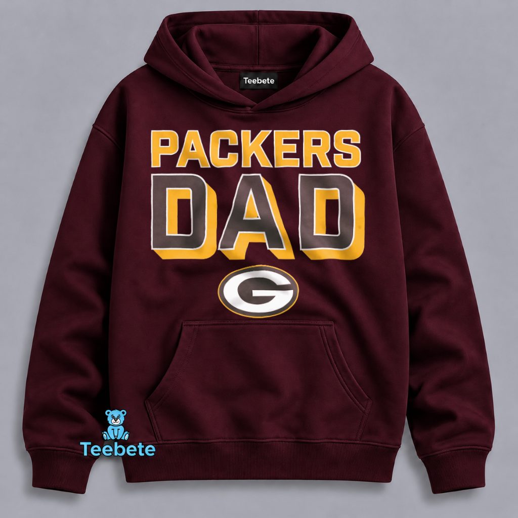 Packers Dad Green Bay Football Lover Gift Hoodie Packers Dad Green Bay Football Lover Gift Hoodie