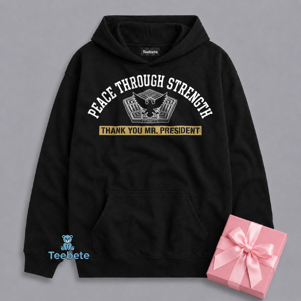 Pete Hegseth Peace Through Strength Patriot Hoodie Pete Hegseth Peace Through Strength Patriot Hoodie