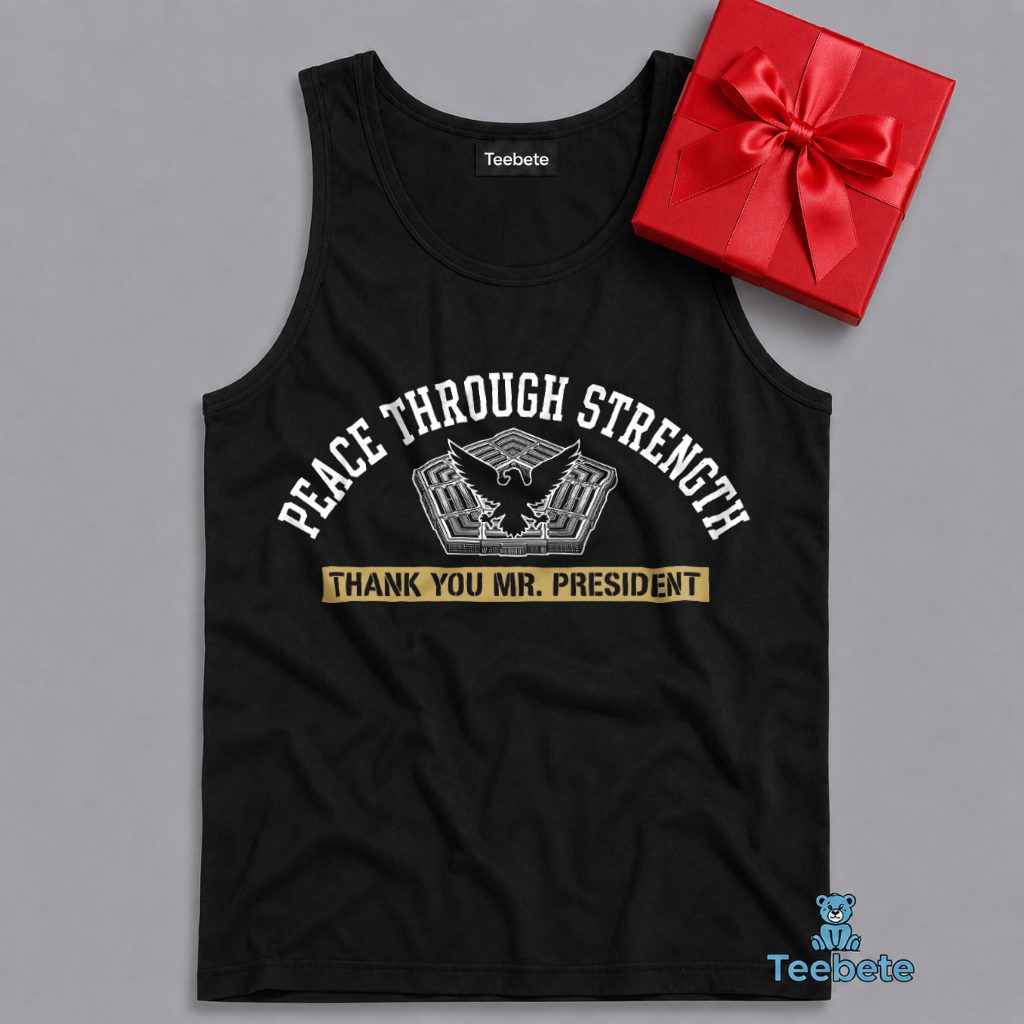Pete Hegseth Peace Through Strength Patriot Tanktop Pete Hegseth Peace Through Strength Patriot Tanktop