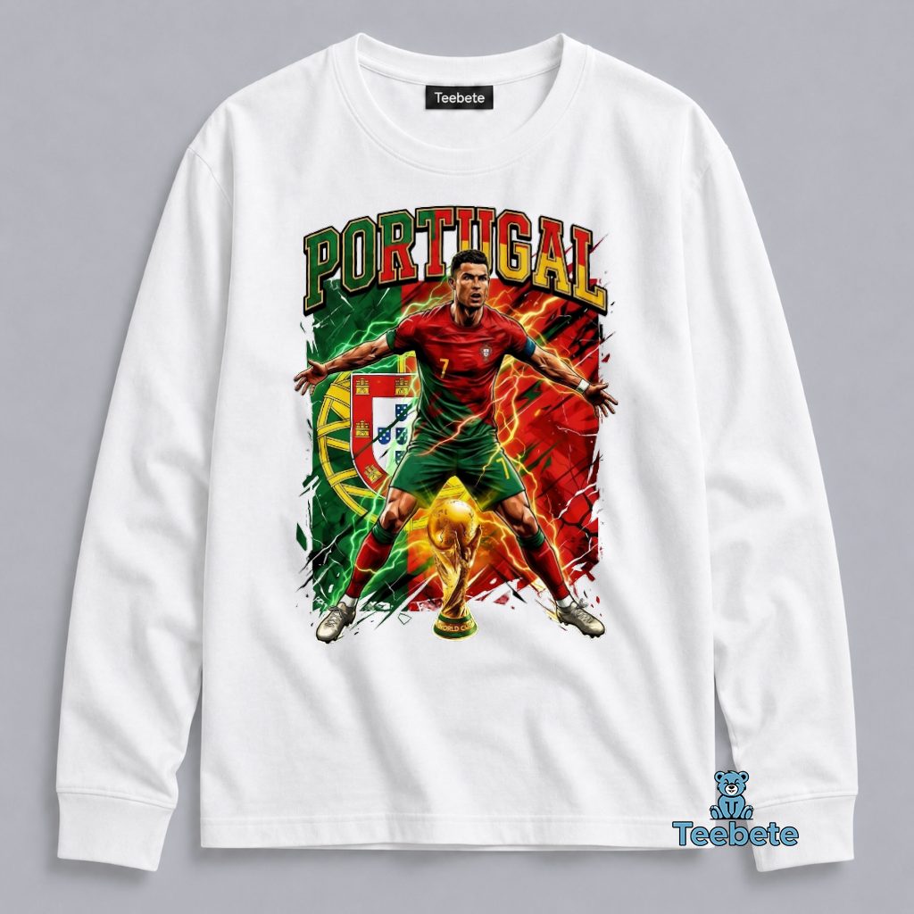 Portugal Cr7 2026 World Cup Trophy Long Sleeve Portugal Cr7 2026 World Cup Trophy Long Sleeve