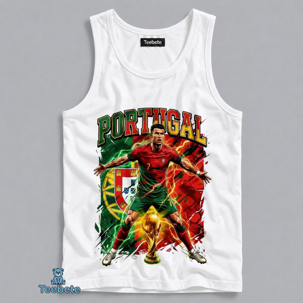 Portugal Cr7 2026 World Cup Trophy Tanktop Portugal Cr7 2026 World Cup Trophy Tanktop