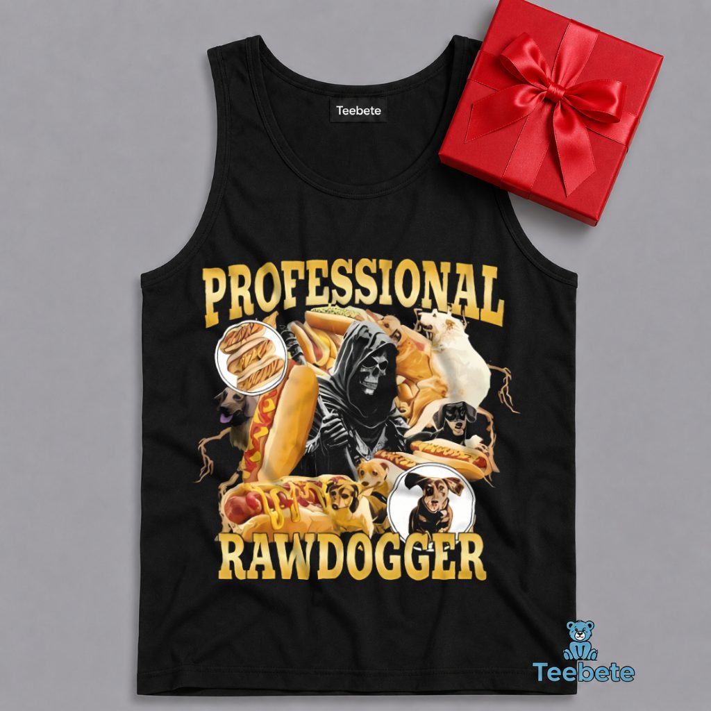 Professional Rawdogger Dachshund Hot Dog Humor Tanktop Professional Rawdogger Dachshund Hot Dog Humor Tanktop