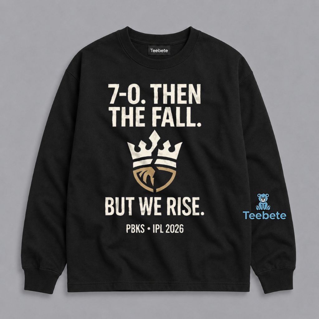 Punjab Kings Playoff IPL 2026 Rise Again Cricket Fan Long Sleeve Punjab Kings Playoff IPL 2026 Rise Again Cricket Fan Long Sleeve
