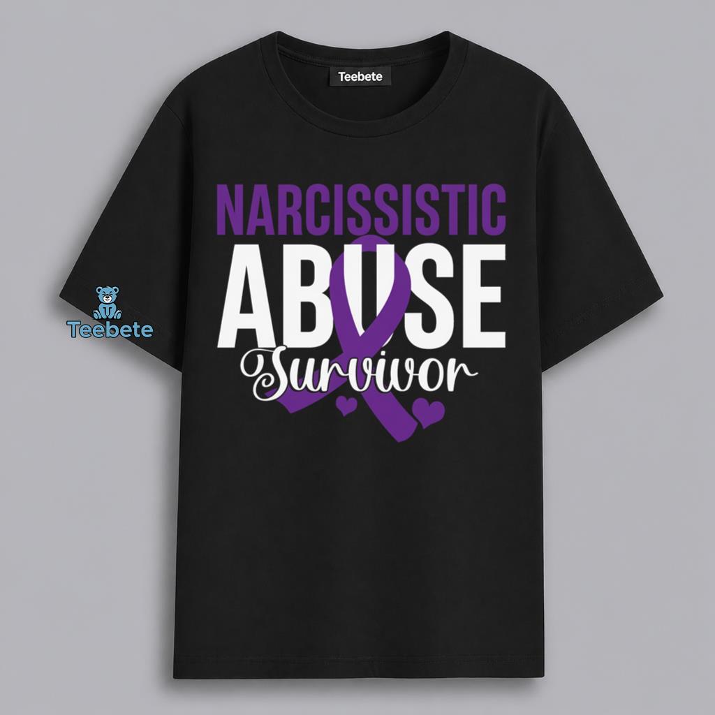Purple Ribbon Narcissistic Abuse Survivor Awareness Healing Shirt