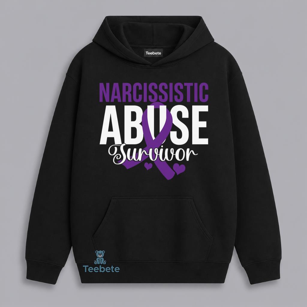 Purple Ribbon Narcissistic Abuse Survivor Awareness Healing Hoodie Purple Ribbon Narcissistic Abuse Survivor Awareness Healing Hoodie