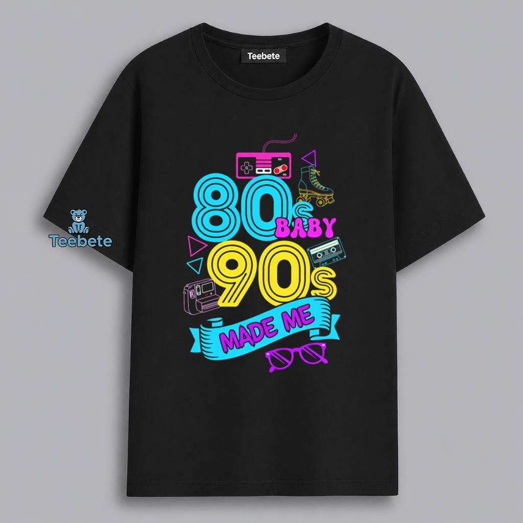 Raised In The 80s Perfected In The 90s Retro Generation Nostalgia Shirt
