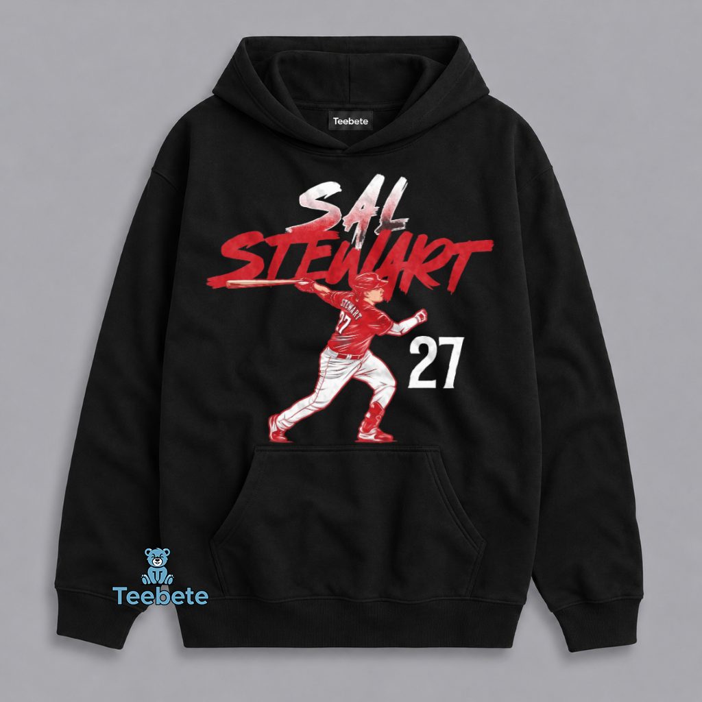 Sal Stewart 27 Cincinnati Reds Baseball Player Fan Hoodie Sal Stewart 27 Cincinnati Reds Baseball Player Fan Hoodie
