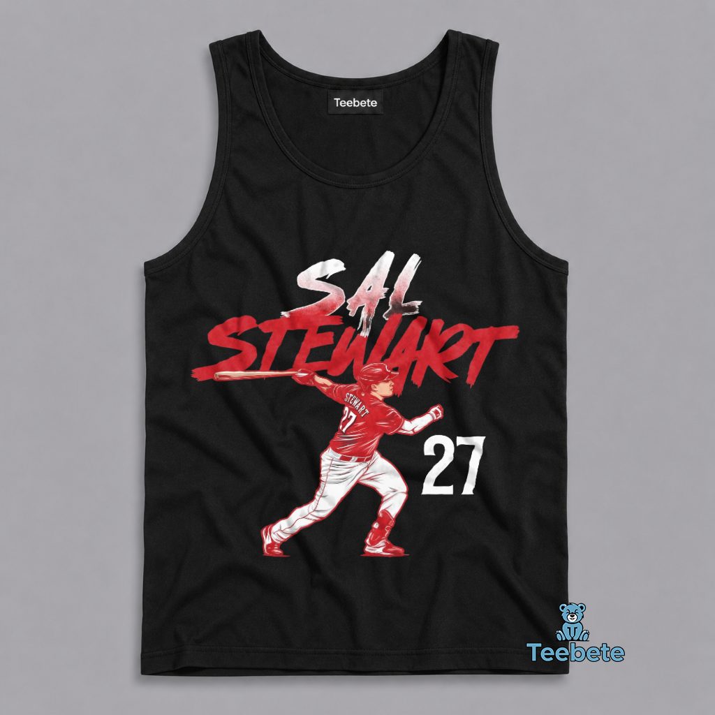 Sal Stewart 27 Cincinnati Reds Baseball Player Fan Tanktop Sal Stewart 27 Cincinnati Reds Baseball Player Fan Tanktop