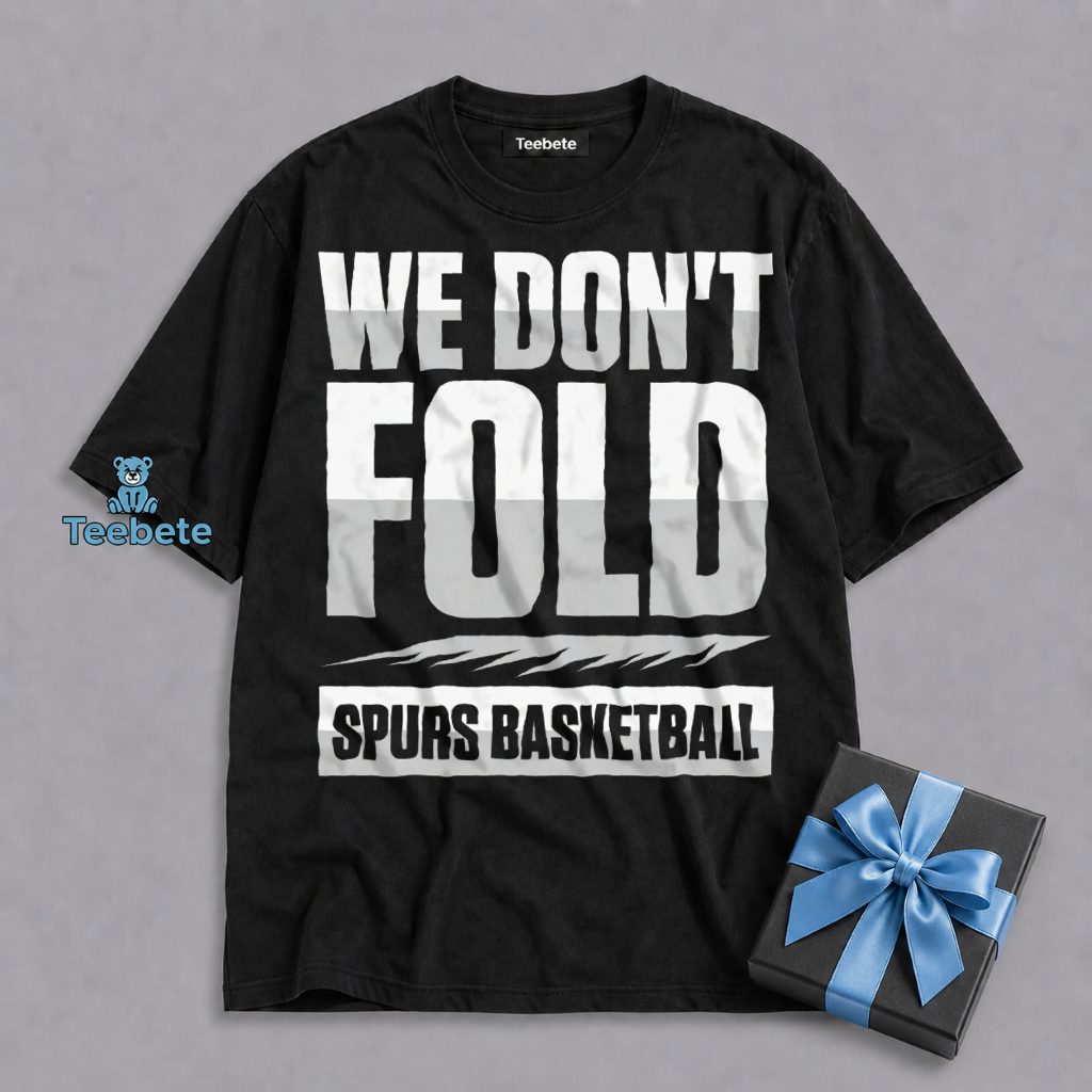San Antonio Basketball Never Fold Playoff Shirt