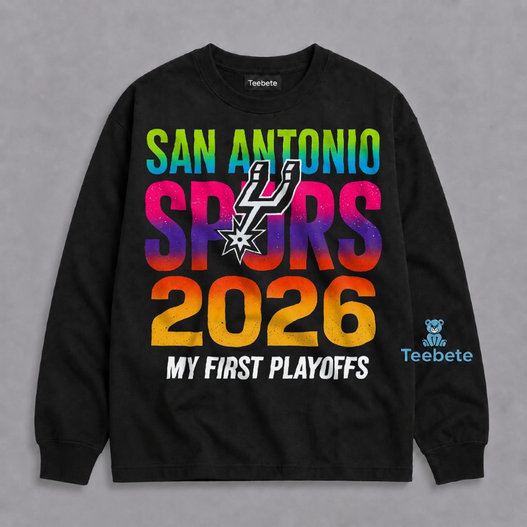 San Antonio Spurs 2026 My First Playoffs Long Sleeve San Antonio Spurs 2026 My First Playoffs Long Sleeve
