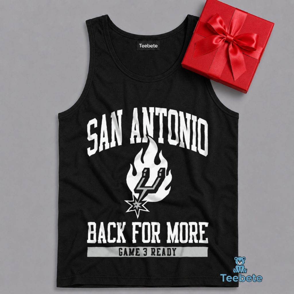 San Antonio Spurs Game 3 Playoff Return Tanktop San Antonio Spurs Game 3 Playoff Return Tanktop