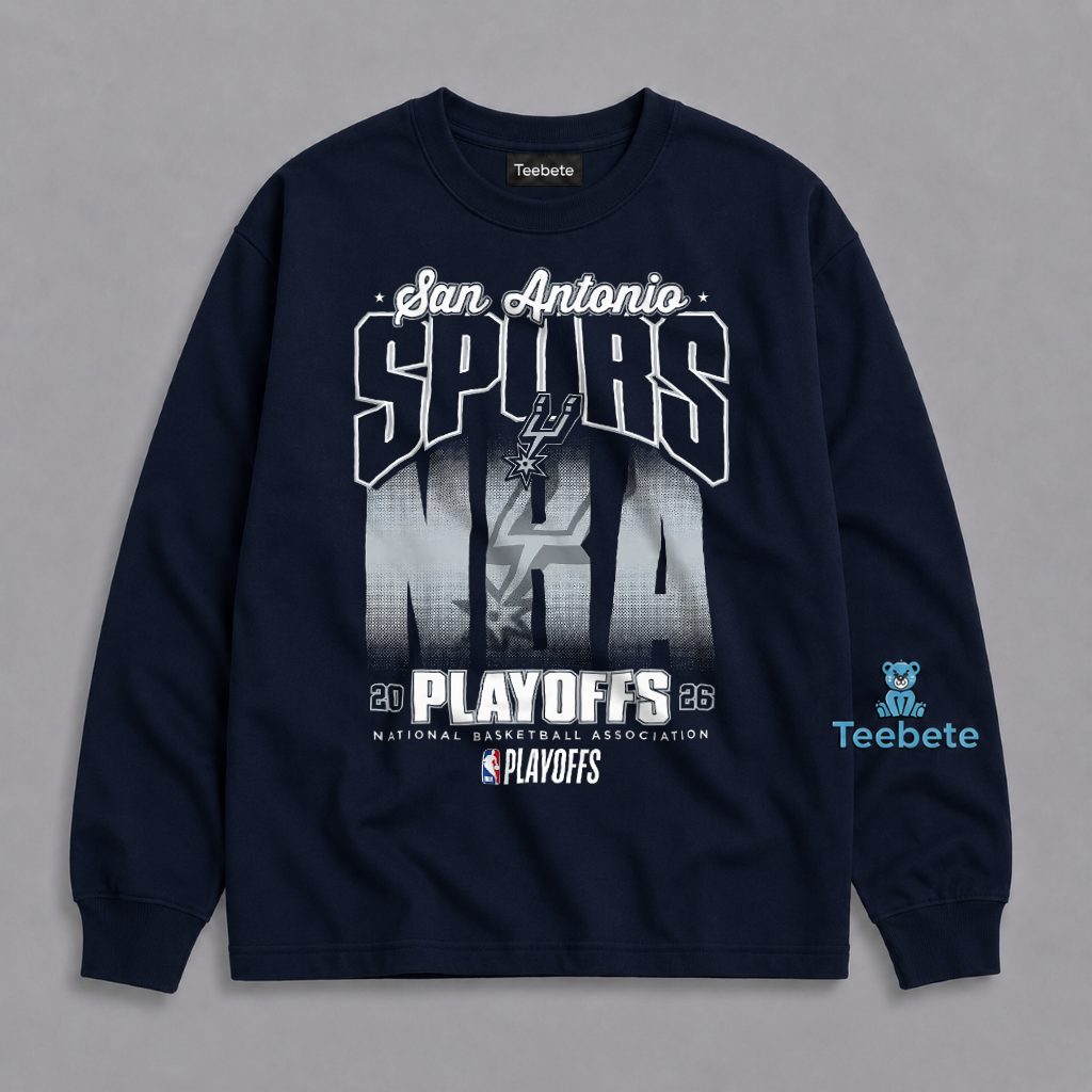 San Antonio Spurs NBA Playoffs 2026 National Basketball Association Long Sleeve San Antonio Spurs NBA Playoffs 2026 National Basketball Association Long Sleeve